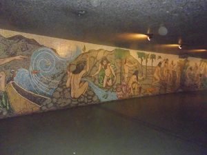 Cesar Rengifo El mito de Amalivaca mural Centro Simón Bolívar