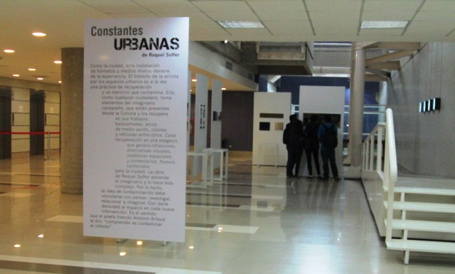 Constantes URBANAS, Exposición de Raquel Soffer en la UCAB Constantes URBANAS, Exposición de Raquel Soffer en la UCAB