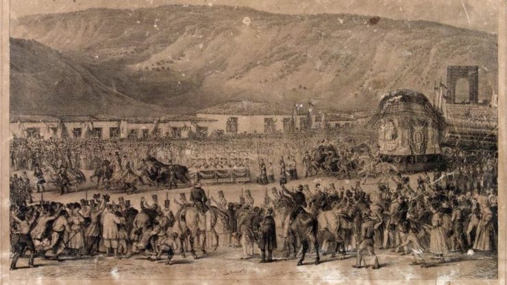 Llegada Bolívar Caracas