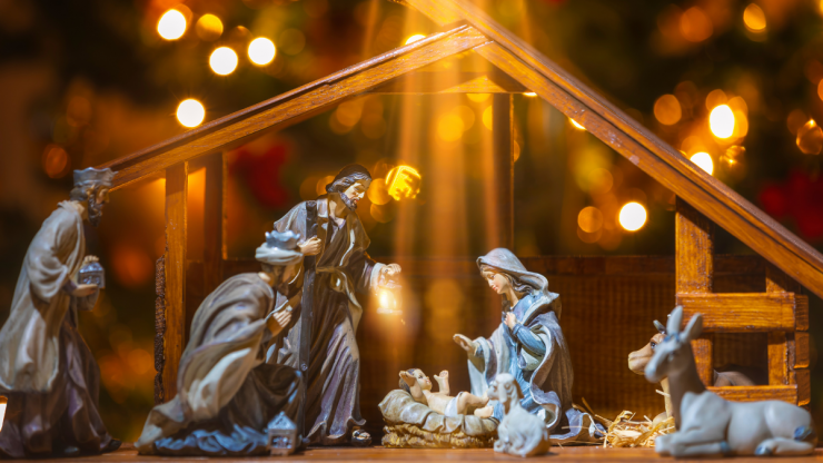 Hacer el pesebre o nacimiento