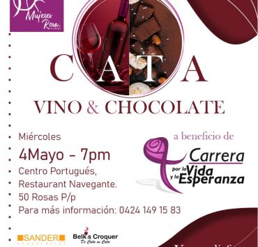 vinos y chocolates