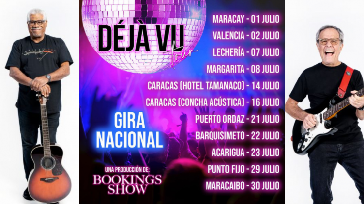 Presentaciones de la gira nacional: "Concierto Déja Vu Tour"