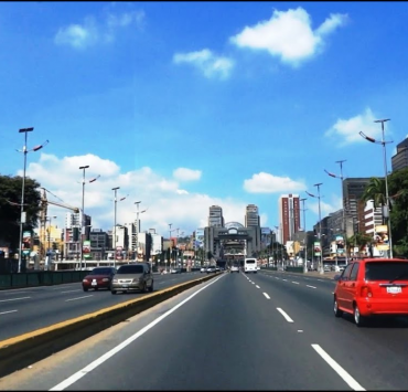 La avenida más larga de la ciudad de Caracas