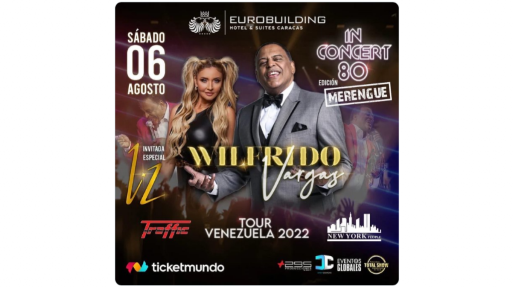 Wilfrido Vargas Y Liz Estarán In Concert 80 · La Guía De Caracas